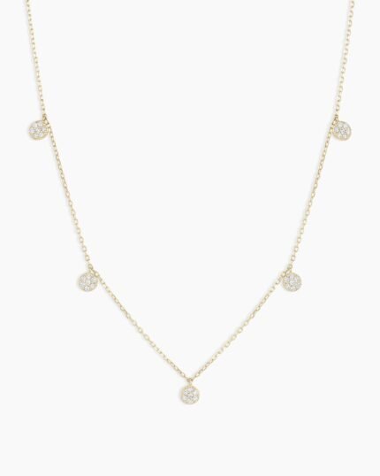 Diamond Pavé Flutter Necklace
